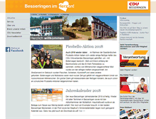 Tablet Screenshot of cdu-besseringen.de